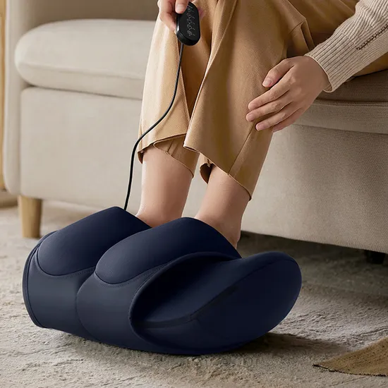 Pneumatic Vibration Finger Pressure Heating Calf Leg Foot Massager