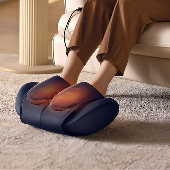 Pneumatic Vibration Finger Pressure Heating Calf Leg Foot Massager