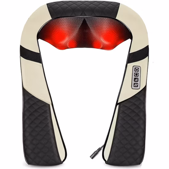 Chaleur et sangles réglables Masseurs électriques portatifs Shiatsu pour le cou, le dos, les épaules, les pieds et les jambes