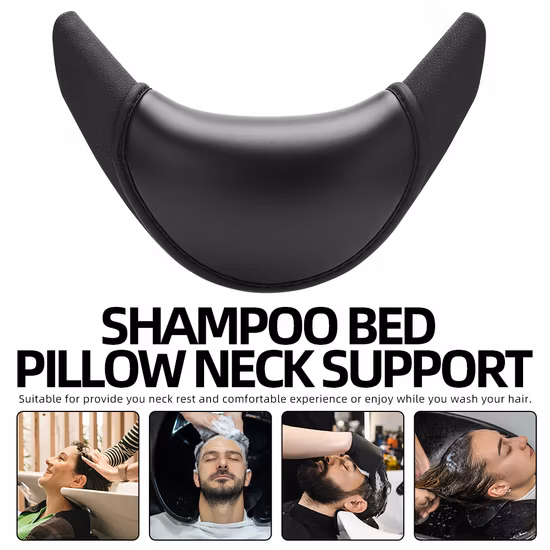 Oreiller de Massage doux en Silicone, oreiller de bain pour salon de coiffure et argent de ménage (XY